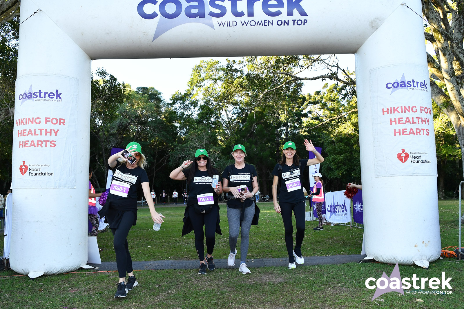 Stepping Towards Heart Health: Restech Labs Champions Four Inspiring Women in the Coastrek Sunshine Coast Challenge